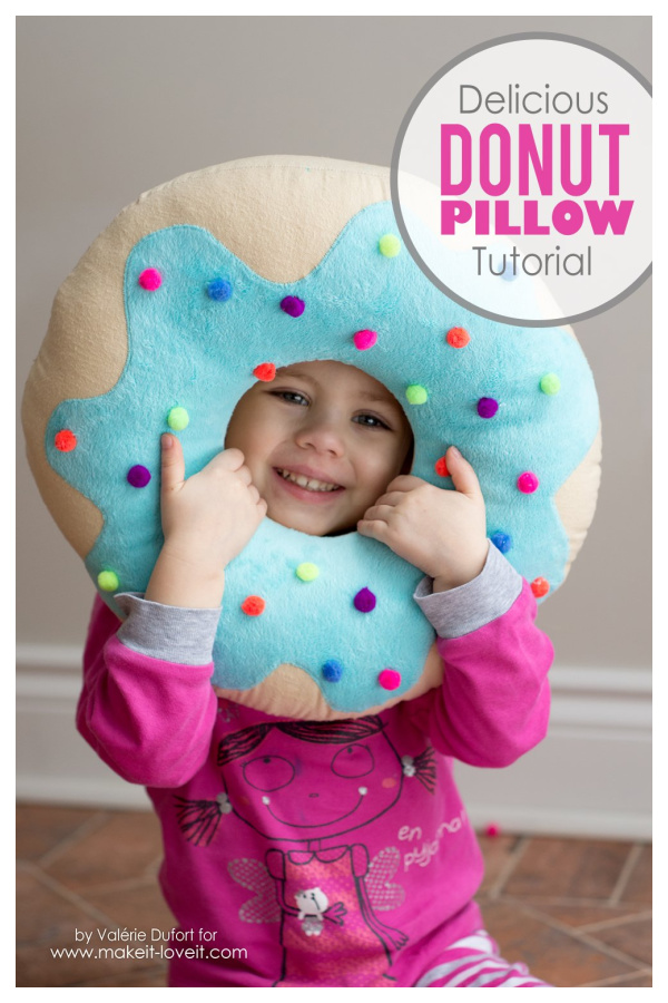 Donut Pillow Free Sewing Pattern