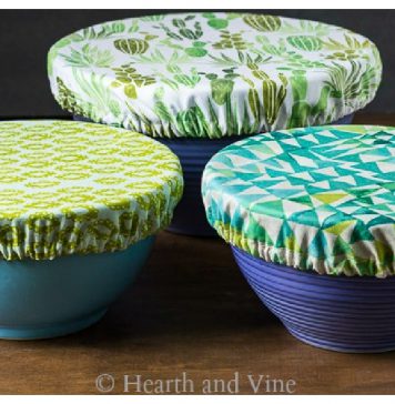 Fabric Bowl Cover Free Sewing Pattern