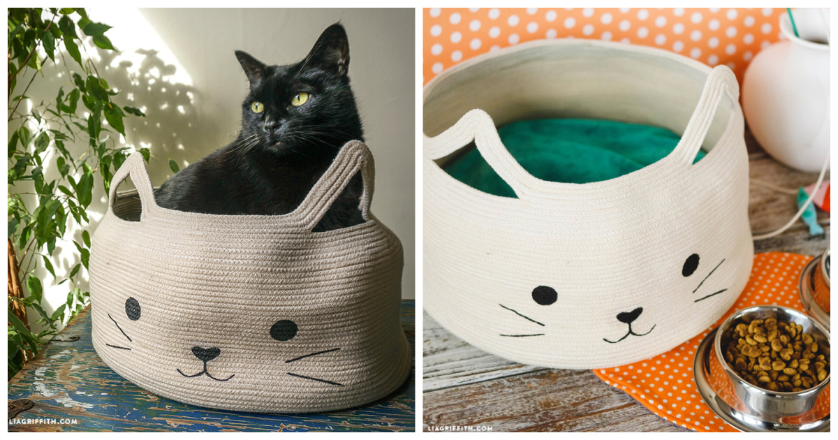 How to Make Rope Bowl Cat Bed Video Tutorial
