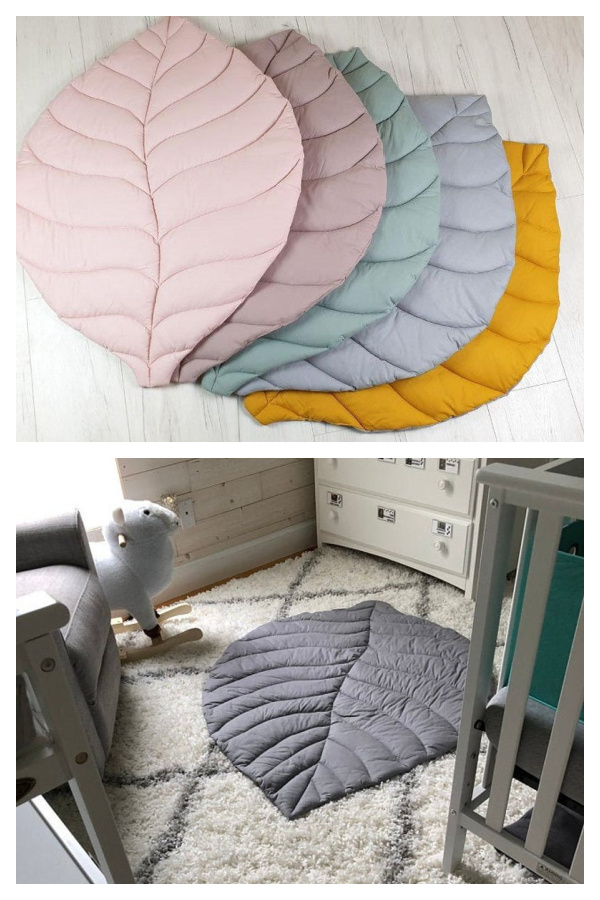 Leaf Play Mat Floor Rug