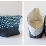 Open Wide Zippered Pouch Free Sewing Pattern