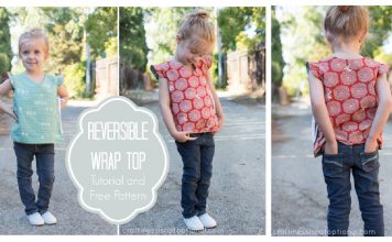 Reversible Wrap Top Free Sewing Pattern