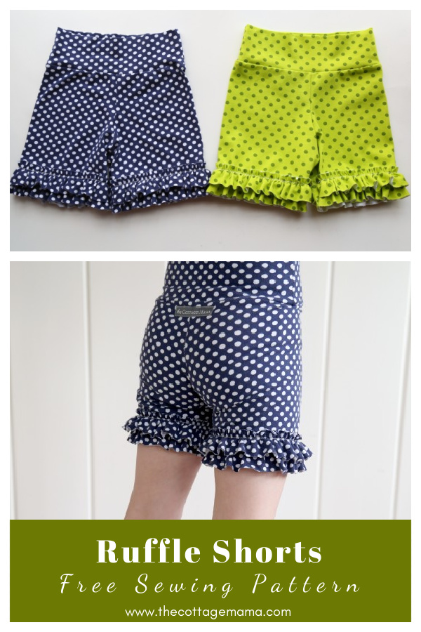 Ruffle Shorts Free Sewing Pattern