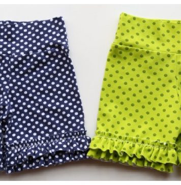 Ruffle Shorts Free Sewing Pattern