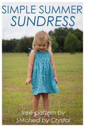 Simple Summer Sundress Free Sewing Pattern