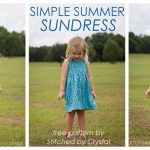 Simple Summer Sundress Free Sewing Pattern