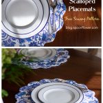 Double-Sided Scalloped Placemats Free Sewing Pattern