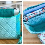 Fabric Storage Basket Free Sewing Pattern