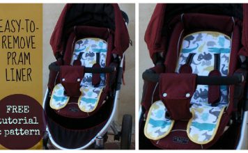 Easy to Remove Pram Liner Free Sewing Pattern