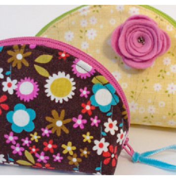 Dumplings Zip Pouch Free Sewing pattern