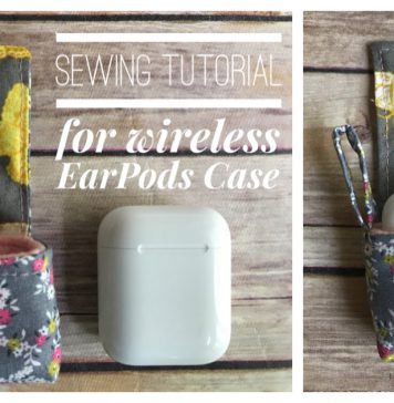 Wireless EarPods Case Free Sewing Pattern