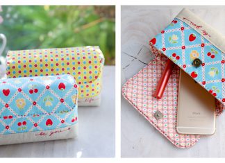 All in One Handy Pouch Free Sewing Pattern