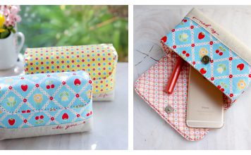 All in One Handy Pouch Free Sewing Pattern