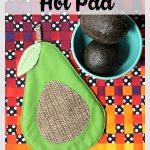 Avocado Hot Pad Free Sewing Pattern