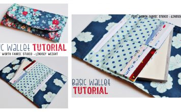Basic Wallet Free Sewing Pattern