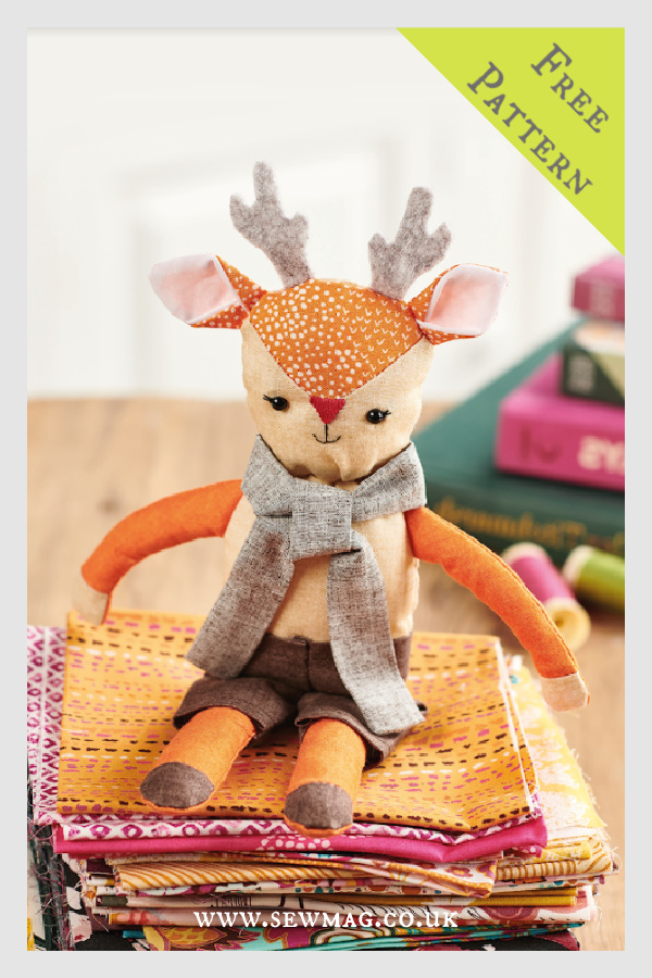 Darcy the Deer Free Sewing Pattern
