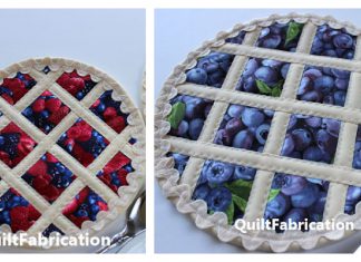 Lattice Fruit Pie Trivet Free Sewing Pattern