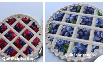 Lattice Fruit Pie Trivet Free Sewing Pattern
