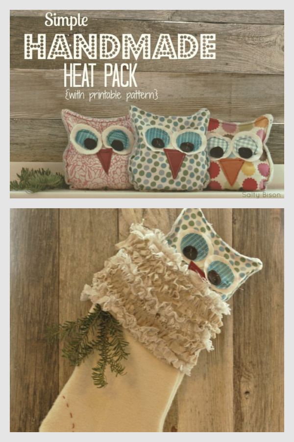 Owl Heat Pack Free Sewing Pattern 