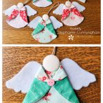 Fabric Angel Ornament Free Sewing Pattern