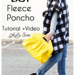 Fleece Poncho Free Sewing Pattern