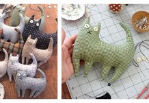 Happy Cats Free Sewing Pattern