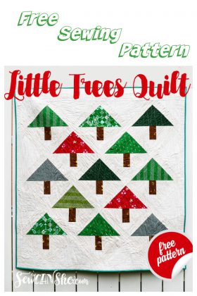 Little Trees Quilt Free Sewing Pattern