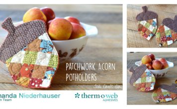 Patchwork Acorn Potholder Free Sewing Pattern