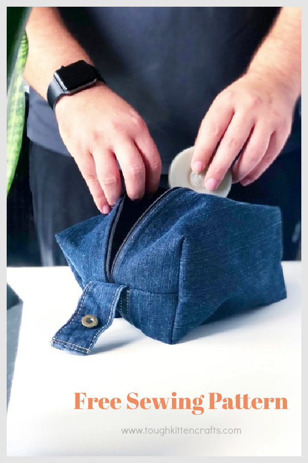 Recycled Denim Jeans Bag Free Sewing Pattern