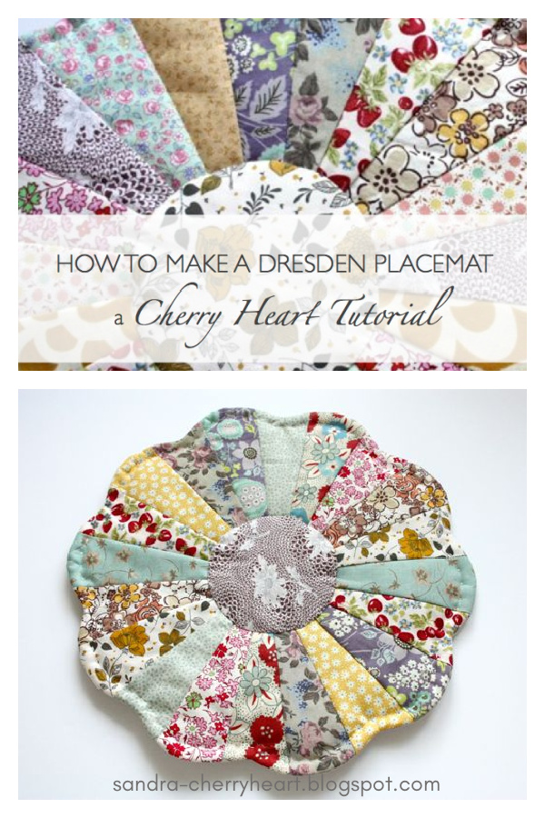 Dresden Placemat Free Sewing Pattern 