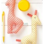Giraffe Rattle Toy Free Sewing Pattern