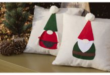 Gnome Applique Pillows Free Sewing Pattern