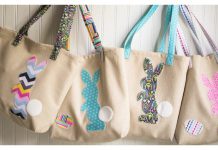 Bunny Applique and Tote Bag Free Sewing Pattern