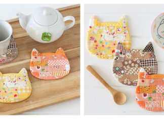 Cat Coaster Sewing Pattern