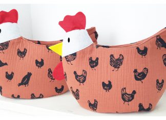 Chicken Basket Free Sewing Pattern