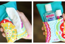 Double Sided Tissue Holder Free Sewing Pattern