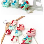 Hearts on a String Sachets Free Sewing Pattern