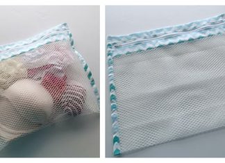 Mesh Lingerie Bag Free Sewing Pattern