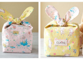 Bunny Snack Bag Free Sewing Pattern