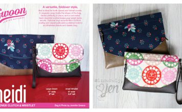 Heidi Foldover Clutch & Wristlet Free Sewing Pattern