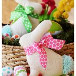 Stuffed Easter Bunny Free Sewing Pattern