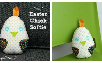 Easter Chick Softie Free Sewing Pattern