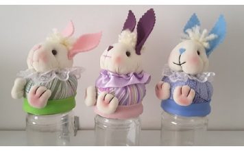 How to Decorate a Jar with a Bunny Video Tutorial