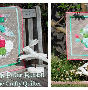Patchwork Peter Rabbit Quilt Free Sewing Pattern