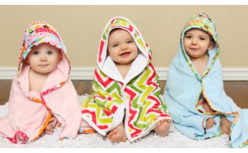 Scrappy Happy Hooded Towels Free Sewing Pattern