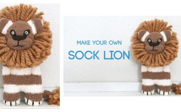 Sock Lion Free Sewing Pattern and Video Tutorial