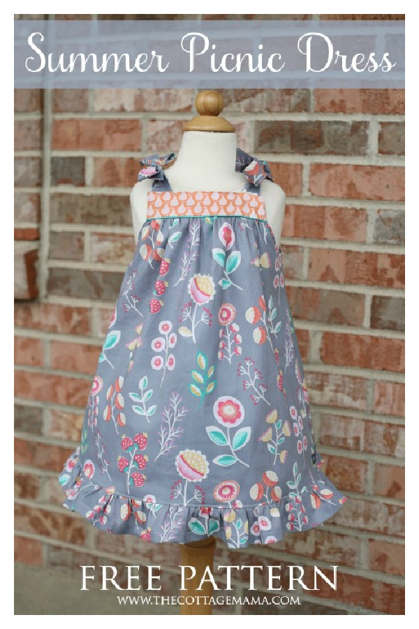 Summer Picnic Dress Free Sewing Pattern