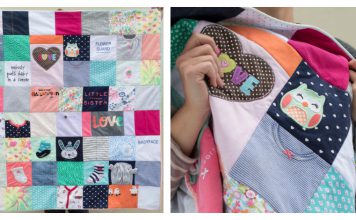 Baby Clothes Quilt Free Sewing Pattern
