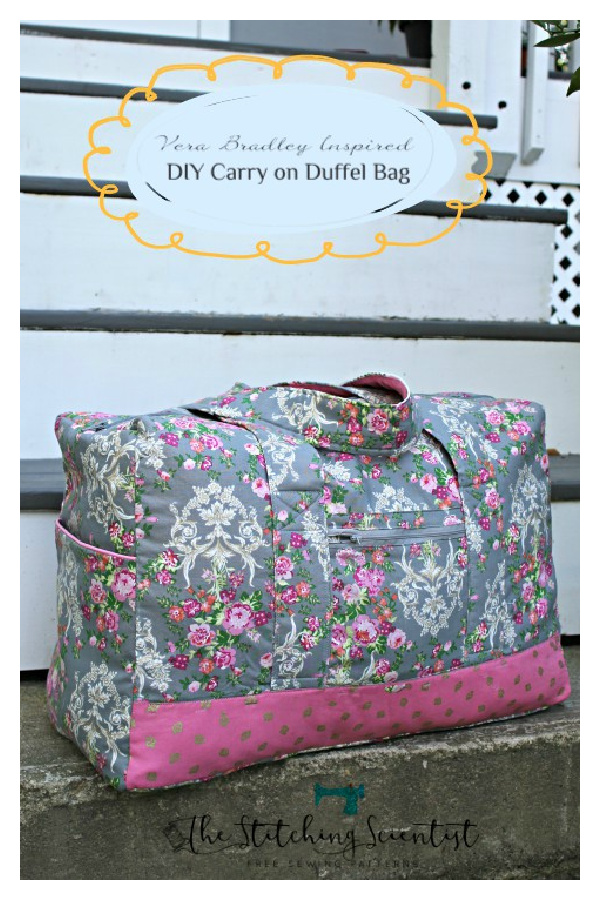 Carryon Duffel Bag Free Sewing Pattern