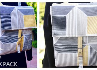 Easy iPad Backpack Free Sewing Pattern